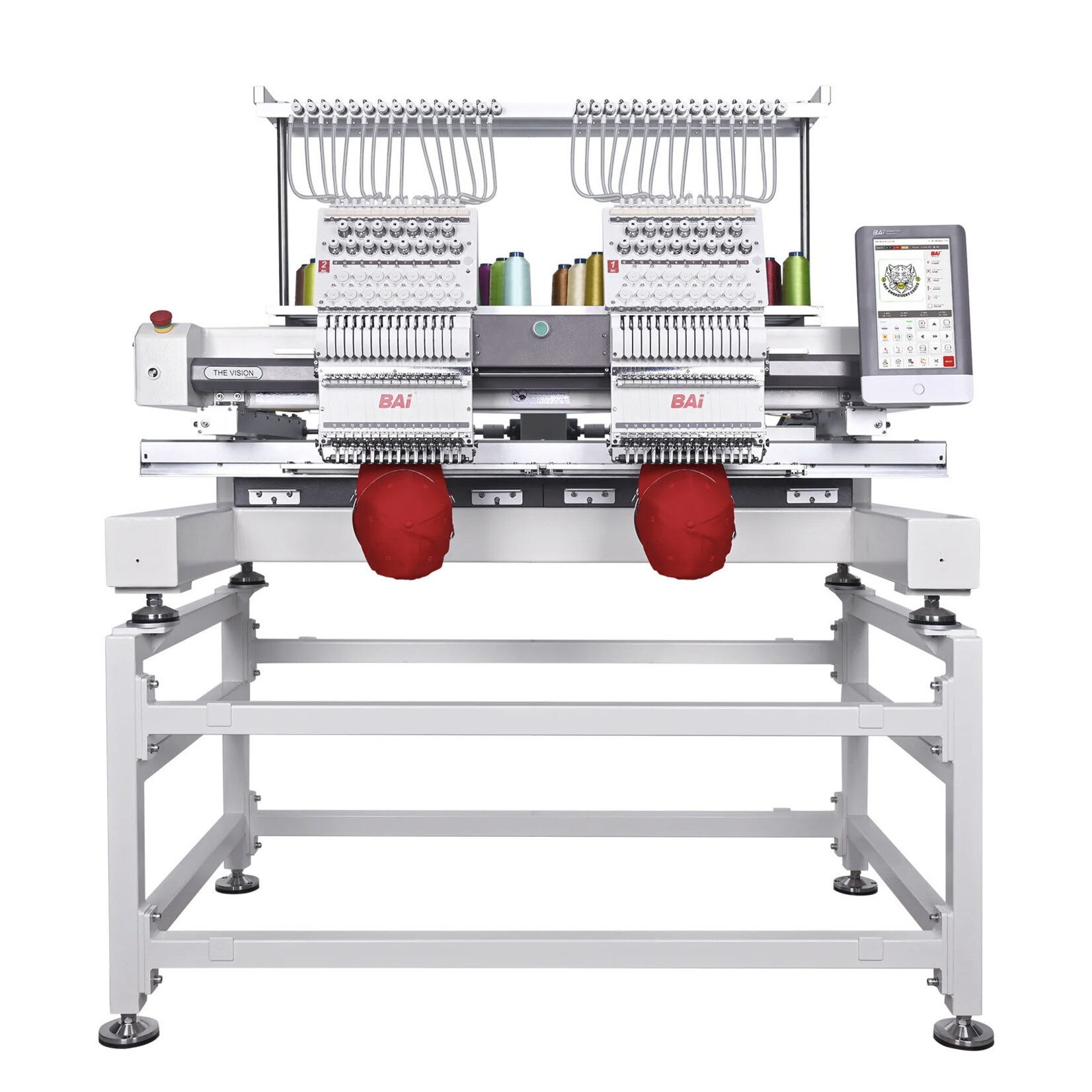 BAi THE VISION-2HEADS Multi-Needle Embroidery Machine
